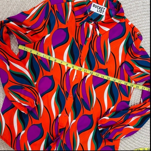 Back In Time BUCKETLIST Blouse - Picture 5 of 7